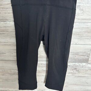 Lululemon Leggings- Black -Cropped